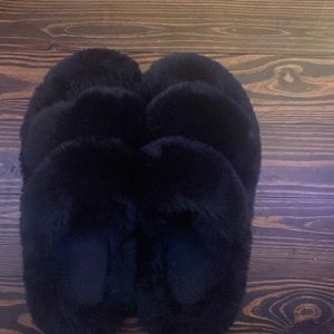 Black fur slides
